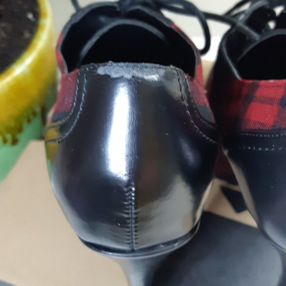 Le Chateau Tartan Heels Sz7 - Picture 6 of 10